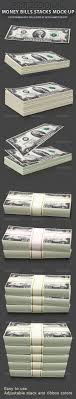 Money Bills Stacks Mock Up Money Bill Print Mockup Mockup