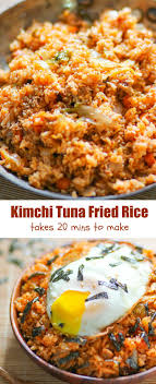 Kimchi Fried Rice Is One Of My Favorite Recipes Use Kimchi For Cooking It S Delicious And Takes Only A Little Effort To Make Kimchi Fried Rice Food Recipes