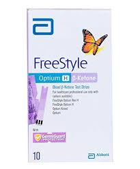 Abbott Freestyle Optimum H Blood Ketone Test Strips 10 Strips Amazon In Health Personal Care