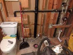 All dry vents, all double fixture fittings, (no san tee crosses). Diy Plumbing For A Bathroom Remodel