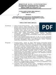 Sk pkk desa 2020 doc. Contoh Sk Pkk Pdf