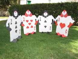 An apron can easily be sewn by yourself, or buy a cheap white kitchen apron. The Card Soldiers Came Out Pretty Good Supplies Include 4 Poster Boards Blac Alice In Wonderland Diy Alice In Wonderland Theme Alice In Wonderland Tea Party