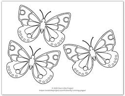 Make a fun coloring book out of family photos wi. Butterfly Coloring Pages Free Printable Butterflies One Little Project