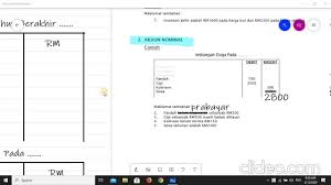 Dalam vid ini terdapat contoh2 format perakaunan seperti lejar, penyata pend, dan lain2. Pelarasan Akaun Nominal Cara Mencatat Dalam Penyata Kewangan Youtube