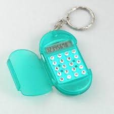 8 Digit Mini Calculator With Keychain Diy Barbie Clothes Cute School Supplies Cute Stationery