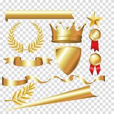 Gold Sword Shield Medals Star Ribbon Illustration Laurel Wreath Crown Bay Laurel Euclidean Metal Materia Laurel Wreath Crown Laurel Wreath Free Clip Art