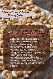 Penjual kacang gajus alhamdulilah, ramai yang wasap saya tentang bagaimana nak beli kacang khasiat kacang pitachio untuk kesihatan image by alexas_fotos from pixabay kacang pitachio. Aemart 7 Khasiat Dan Kebaikan Kacang Gajus By Facebook