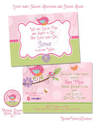 Tweet Baby Girl Baby Shower Invitation 17 00 Via Etsy Invitaciones Baby Shower Decoracion De Unas