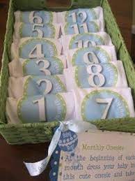 Monthly Onesies Baby Shower Gifts Photo Ideas Tools Cricut Ideas Scrapbook Inspiratio Diy Baby Shower Gifts Baby Shower Gifts For Boys Baby Shower Gifts