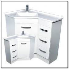 corner bathroom vanity with sink