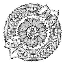 There are three levels of difficulty with level one being the easiest. Mandala Dragonfly And Flowers Mandalas Adult Coloring Pages