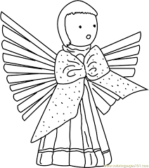 These alphabet coloring sheets will help little ones identify uppercase and lowercase versions of each letter. Christmas Angel Coloring Page For Kids Free Christmas Angels Printable Coloring Pages Online For Kids Coloringpages101 Com Coloring Pages For Kids