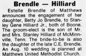 Marriage of Brendle