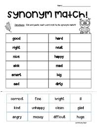 In addition, by learning antonyms, students learn the logical opposites of important words, thus enhancing their overall command of language. Antonyms Cut And Paste Worksheets Teaching Resources Tpt