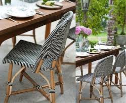 Black And White Bistro Chairs Outdoor Design Sleuth Classic French Rattan Bistro Chairs Remodelista Bistro Chairs French Bistro Chairs Outdoor Patio Furniture Sets