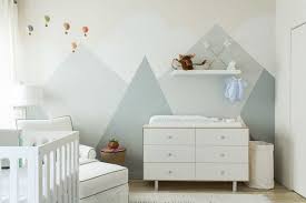 Dessin Montagne Geometrique Couleurs Pastel Chambre Bebe Chambre Enfant Decoration Chambre Bebe Deco Chambre Bebe