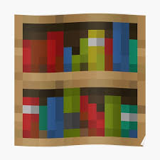 Minecraft bookshelf is a free transparent png image carefully selected by pngkey.com. Minecraft Glass Pane Block Pattern Poster By Djwertzdawg Redbubble