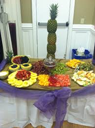 Fruit Table Decor With Pineapple Centerpiece Table Decorations Decor Design Sweet Decoration