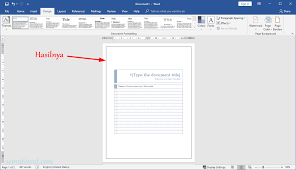 Cara Membuat Garis Di Word Untuk Tanda Tangan Kop Surat Semutimut Tutorial Hp Dan Komputer Terbaik