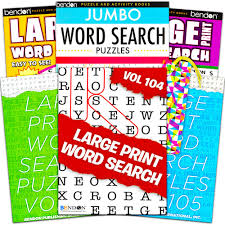 Check spelling or type a new query. Large Print Word Search Books For Adults Super Set 6 Jumbo Word Find Puzzle Books With Large Print Over 800 Pages Total Amazon Com Au Toys Games