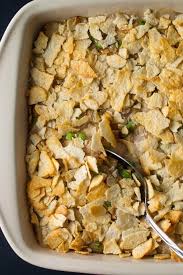 Classic Tuna Casserole Made With Cream Of Mushroom Soup Milk Potato Chips Tuna Green Peas Cdkitchen In 2020 Tuna Casserole Avocado Recipes Healthy Fish Entrees