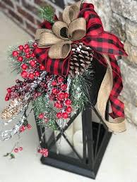 Xl Large Christmas Lantern Swag Winter Lantern Swag Woodland Etsy Christmas Lanterns Christmas Wreaths Christmas Decor Diy