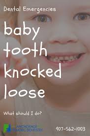 Baby Tooth Knocked Loose What Should I Do By Dr Christy Jen Dds Baby Tooth Knocked Loose Aka Subluxation In Continuation Baby Teeth Teeth Dental Emergency