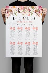 personalized wedding seating chart table seating plan