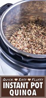 For perfect, fluffy quinoa, follow our tutorial for how to cook quinoa in instant pot! Easy Instant Pot Quinoa 1 Minute Method Evolving Table