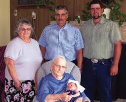 Five generations of the Martin family