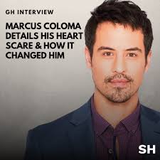 General Hospital alum Marcus Coloma told fans about his heart scare back in  November. Soap Hub caught up with Coloma while he was