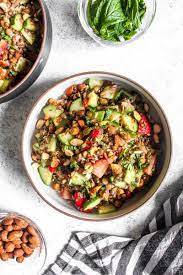 Summer Lentil Salad Darn Good Veggies Recipe Lentil Salad Lentil Salad Recipes Salmon Salad Recipes