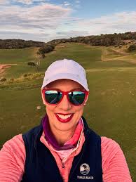 Practicing for Friday's Golf Competition at Portsea