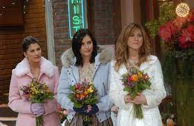 Friends Costume Designer Looks Back On 10 Seasons Of Weddings Bridesmaid Dresses Winter Wedding Wedding Gallery