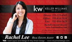 Let's talk about how we can help promote your business. Keller Williams Realty Business Cards Templates For Kw Realtors 8a Black And Red