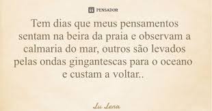 Lu Lena Pensamentos Os Oceanos Pensadores