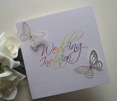 Rainbow Butterfly Wedding Invitation Rjweddingstationery Co Uk Boda Tarjetas Manualidades