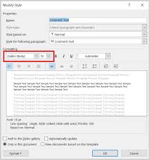 In word, choose file>page setup. How To Change The Font And Font Size Of Comments In Microsoft Word