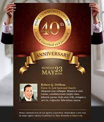 Free church anniversary flyer templates microsoft word. Wedding Anniversary Flyer