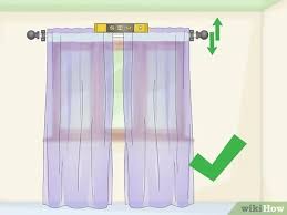 Find great deals on ebay for swing arm curtain rod. How To Hang Curtains 15 Steps With Pictures Wikihow