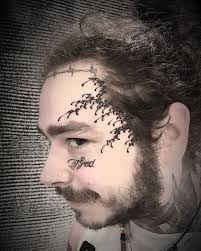 Maybe you would like to learn more about one of these? Complex Music On Twitter Post Malone Gets A Fresh Face Tattoo While Visiting Japan Https T Co Krd1zxrxdn