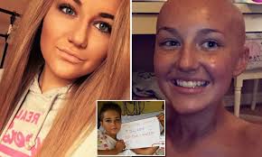 Cancer teen Katie-Lily Bryant says she is more confident since going BALD