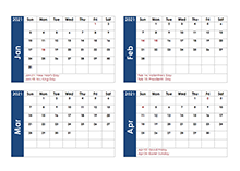 2021 blank and printable calendar with australia holidays in word document format. Printable 2021 Word Calendar Templates Calendarlabs