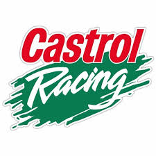 castrol racing laminated sticker racing stickers classic cars vintage car stickers