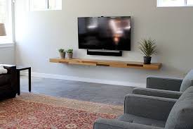Pin By Miuster Lim On Dream Home Living Room Tv Wall Oak Floating Shelves Living Room Tv