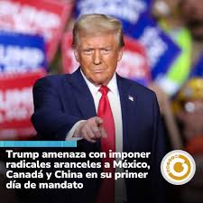Globovisión | El presidente electo estadounidense, Donald Trump, prometió  introducir en su primer día de mandato aranceles radicales a todos los... |  Instagram