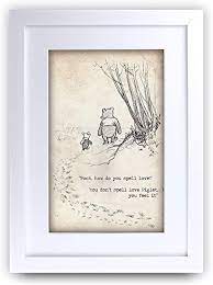 You must be catching a cold. Hwc Trading Fr Winnie The Pooh Spell Feel Love A4 Framed Printed Quote Nursery Print Baby Shower Room Gifts New Born Bedroom Gift Print Photo Picture Frame Display Amazon Co Uk Baby Products