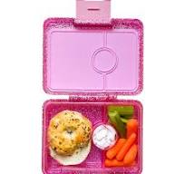 Glitzer Yumbox S Snack, 3er - Sparkle Pink