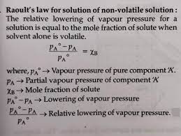 Henry's law is a limiting law that only applies for sufficiently dilute solutions, while raoult's law is generally valid when the liquid phase is almost pure or for mixtures of similar substances. State Raoult S Law How Is It Formulated For Solutions Of Non Volatile Solutes Brainly In