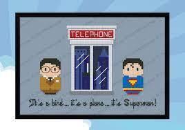 Check spelling or type a new query. Superman Digital Cross Stitch Pattern